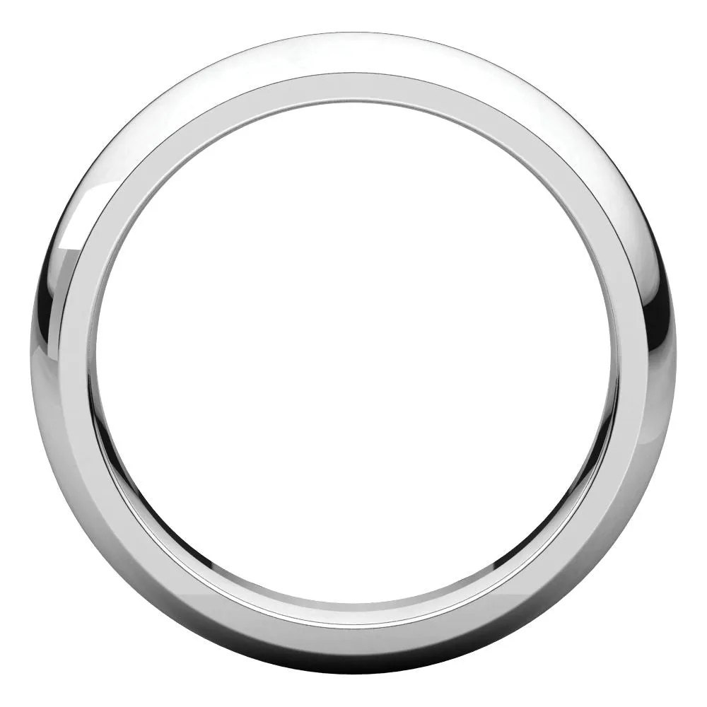 Platinum 5mm Comfort Fit Band, Size 7