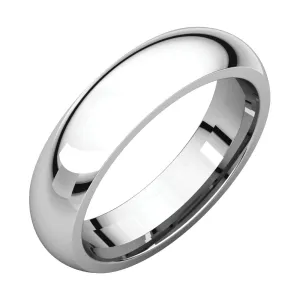 Platinum 5mm Comfort Fit Band, Size 7