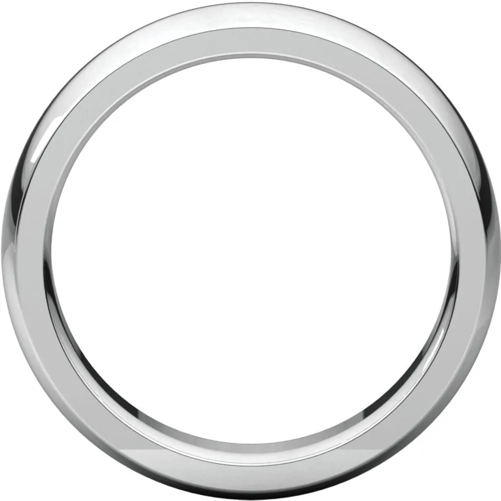 Platinum 6mm Heavy Comfort Fit Band, Size 9
