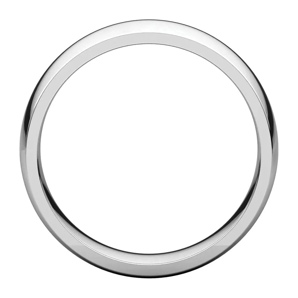 Platinum 6mm Light Comfort Fit Band, Size 11.5