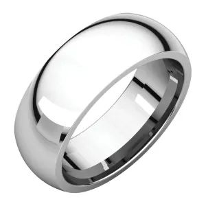 Platinum 7mm Comfort Fit Band, Size 11