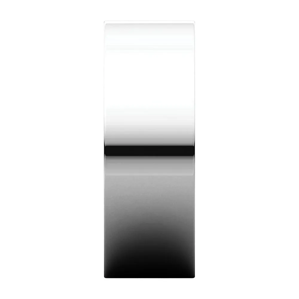Platinum 7mm Flat Band, Size 9