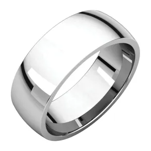 Platinum 7mm Light Comfort Fit Band, Size 10