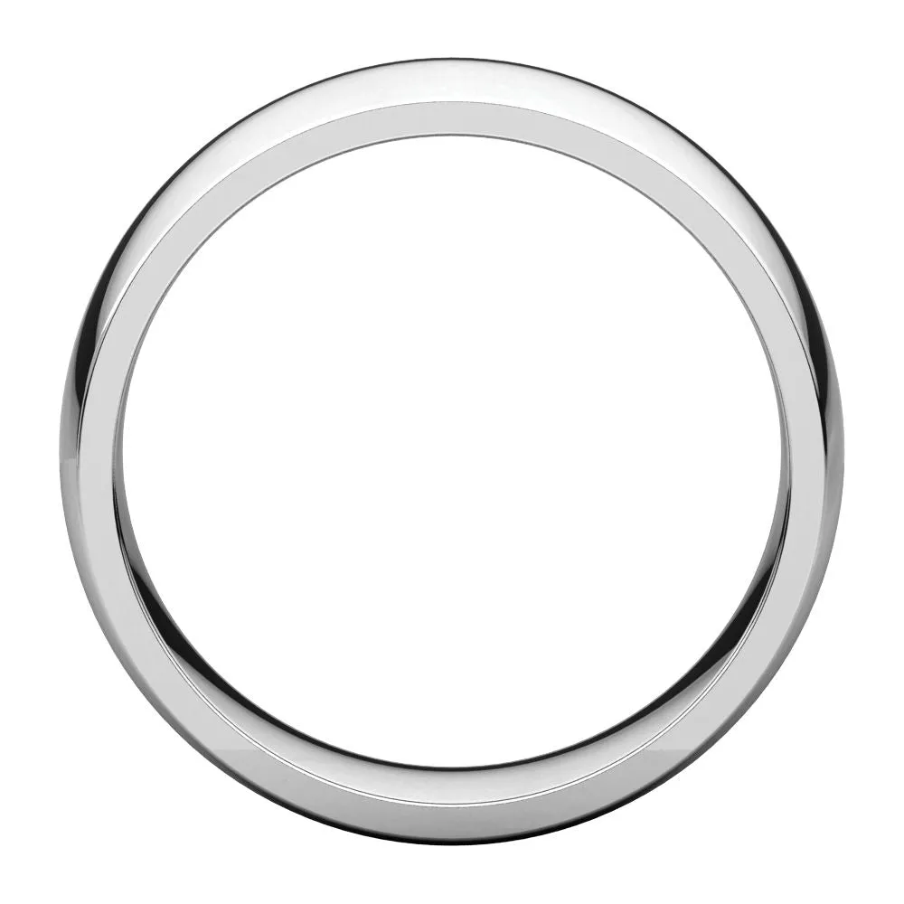 Platinum 7mm Light Comfort Fit Band, Size 10