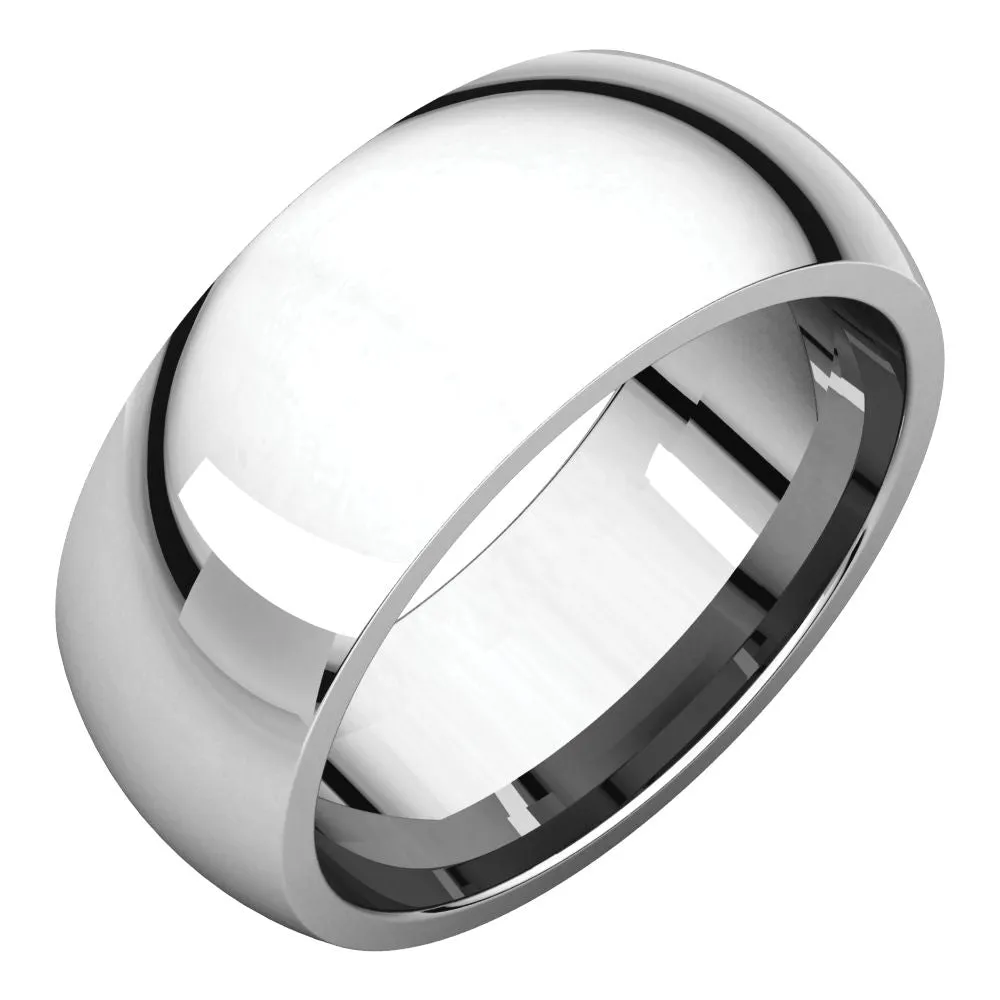 Platinum 8mm Comfort Fit Band, Size 11.5