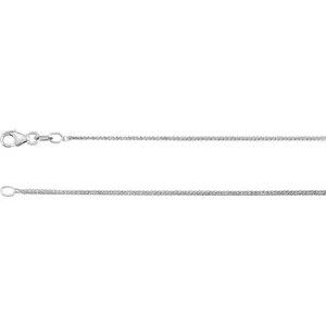 Platinum .90mm Wheat 24" Chain