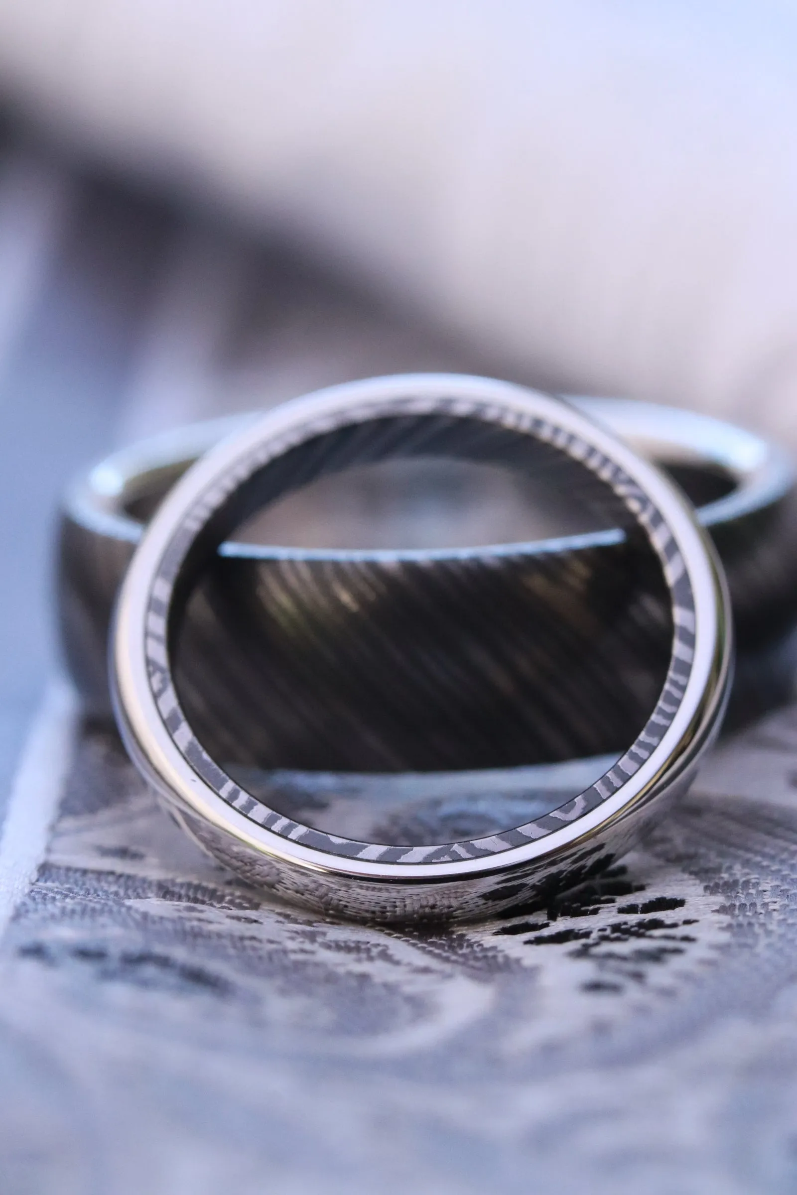 Platinum & Niobium Zirconium ring (set) 2 rings
