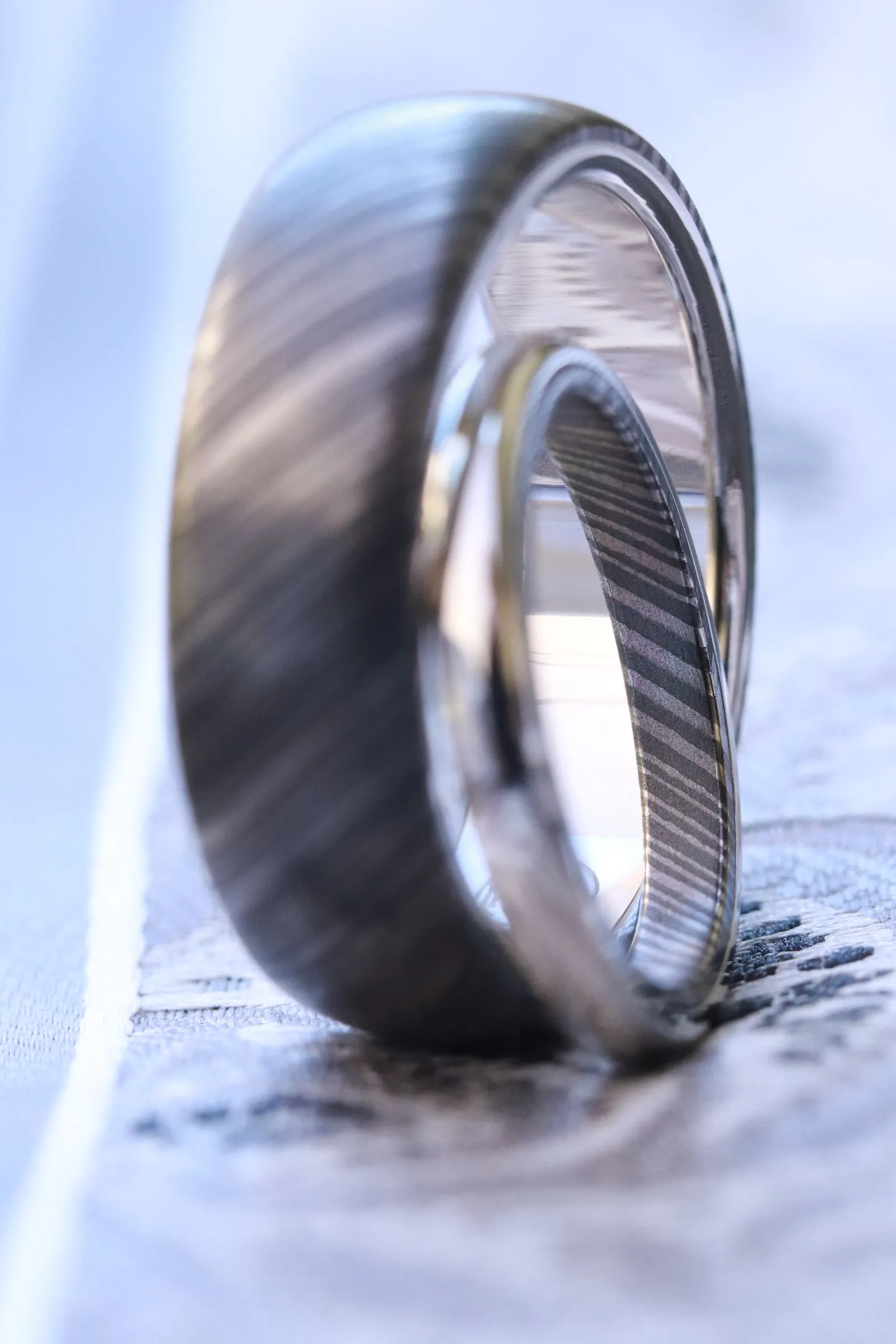 Platinum & Niobium Zirconium ring (set) 2 rings