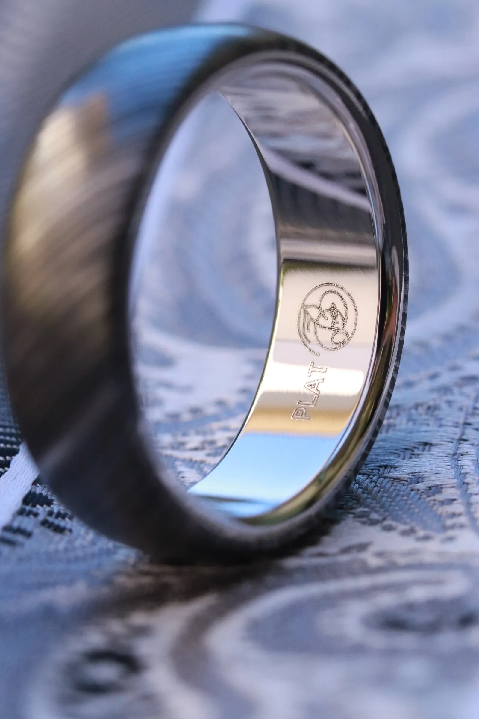 Platinum & Niobium Zirconium ring (set) 2 rings
