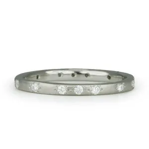 Platinum and Diamond "Thinnest" Band
