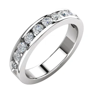 Platinum Anniversary Band, Size 7