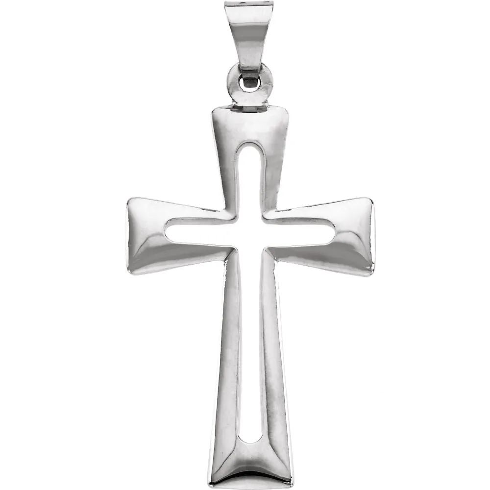 Platinum Cross Pendant