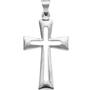 Platinum Cross Pendant