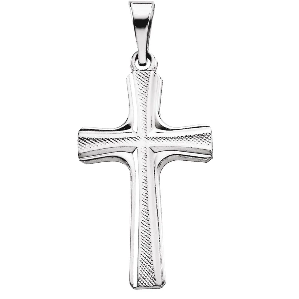 Platinum Cross Pendant