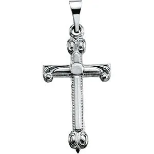 Platinum Cross Pendant