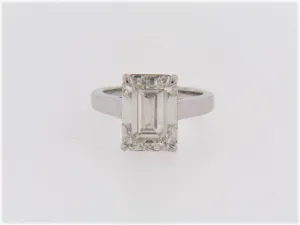 PLATINUM DIAMOND SOLITAIRE RING