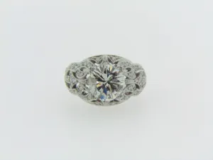 PLATINUM DIAMOND SOLITAIRE RING