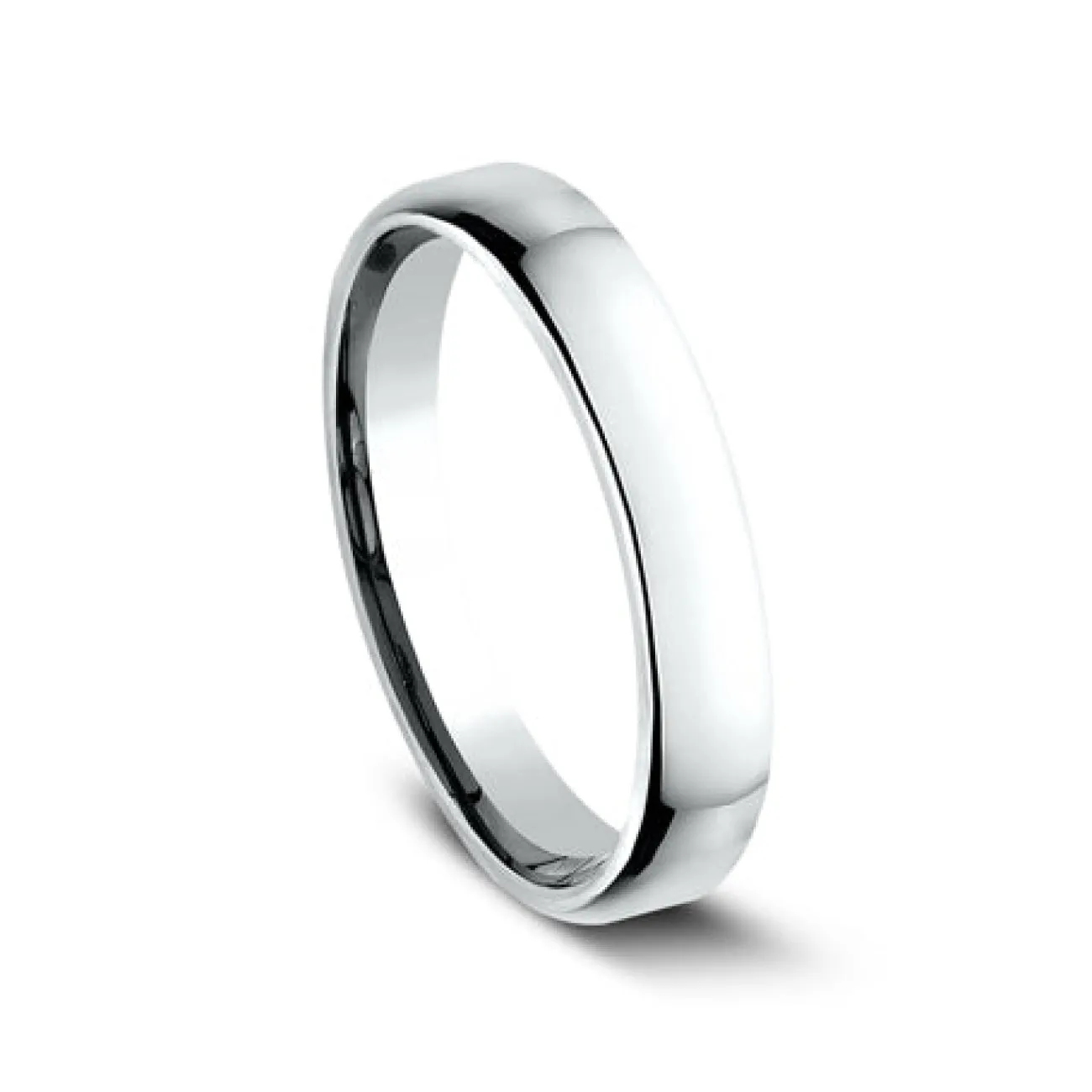 Platinum Euro Dome Comfort Fit 3.5 Wedding Band Ring