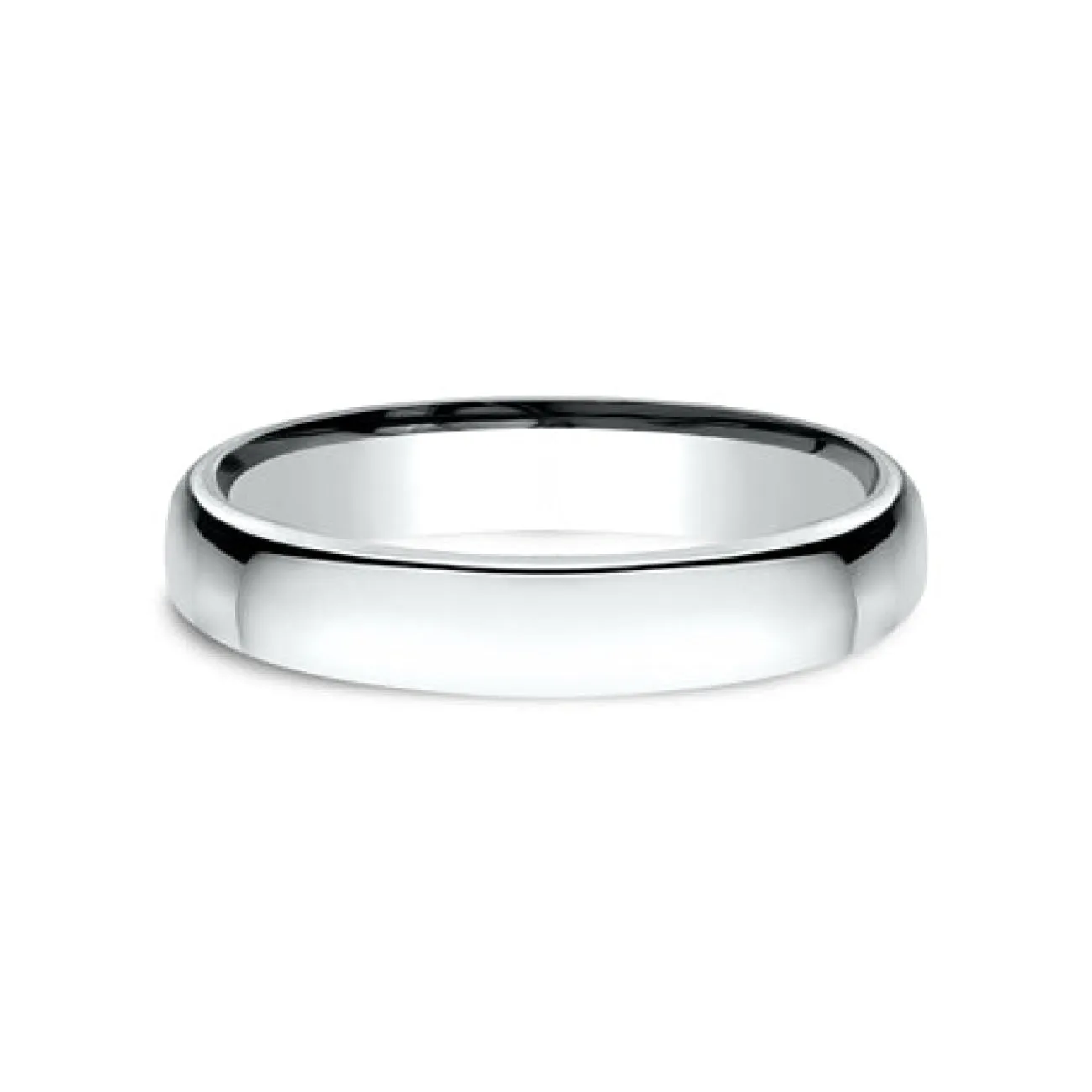 Platinum Euro Dome Comfort Fit 3.5 Wedding Band Ring