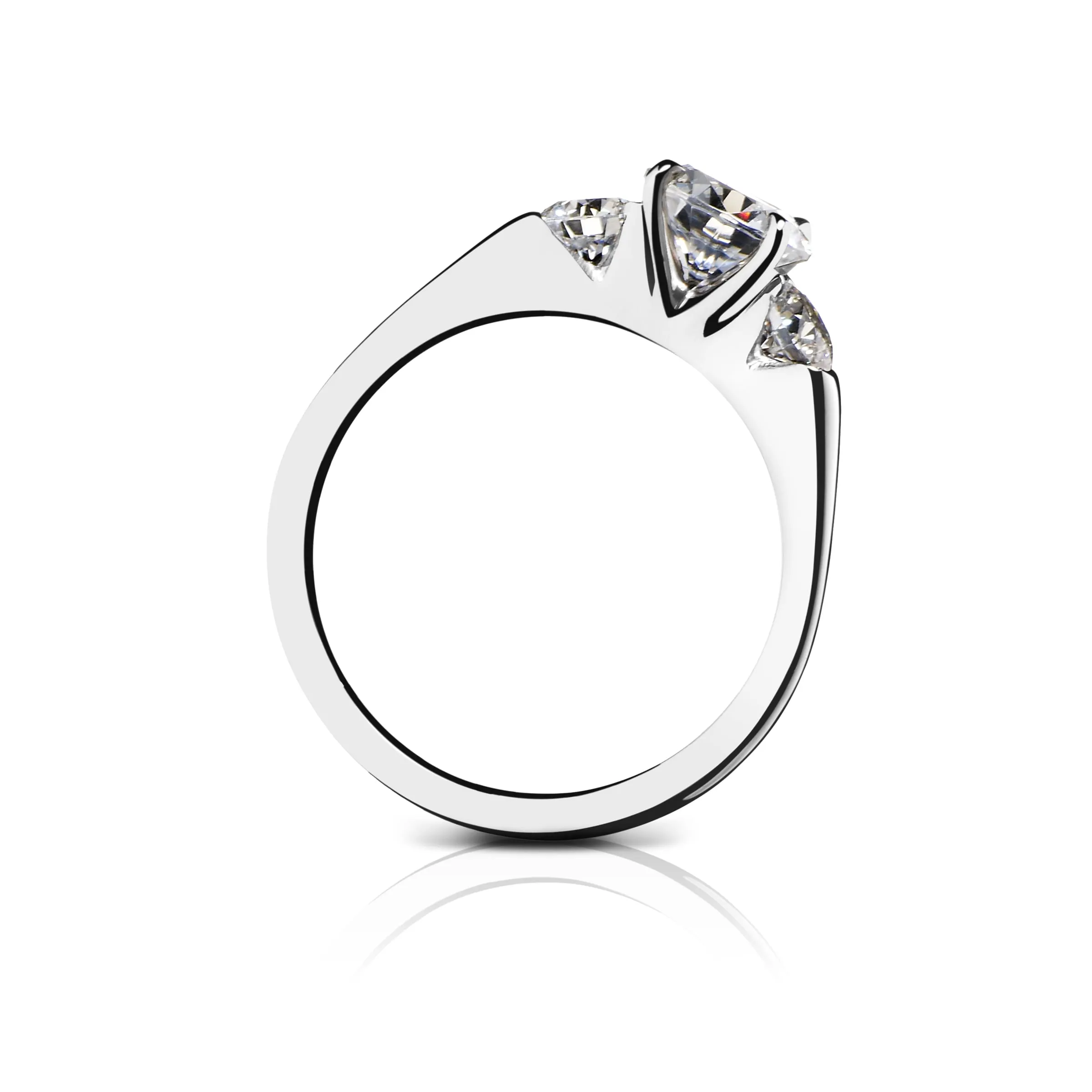 Platinum R164-1D Engagement Ring