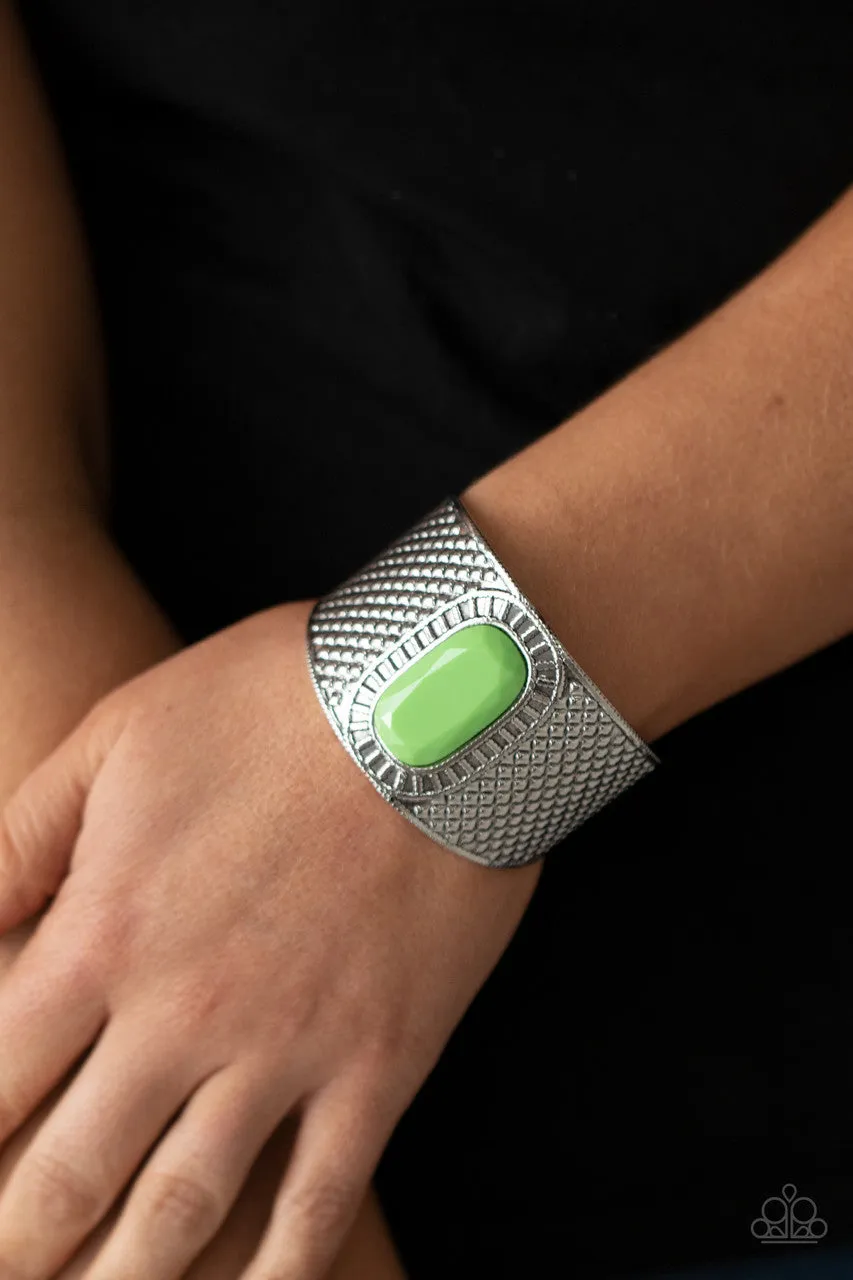 Poshly Pharaoh Green Paparazzi Bracelet