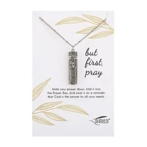 Prayer Necklace, Silver