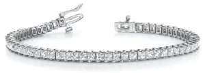 Princess Cut Diamonds "tennis" Bracelet