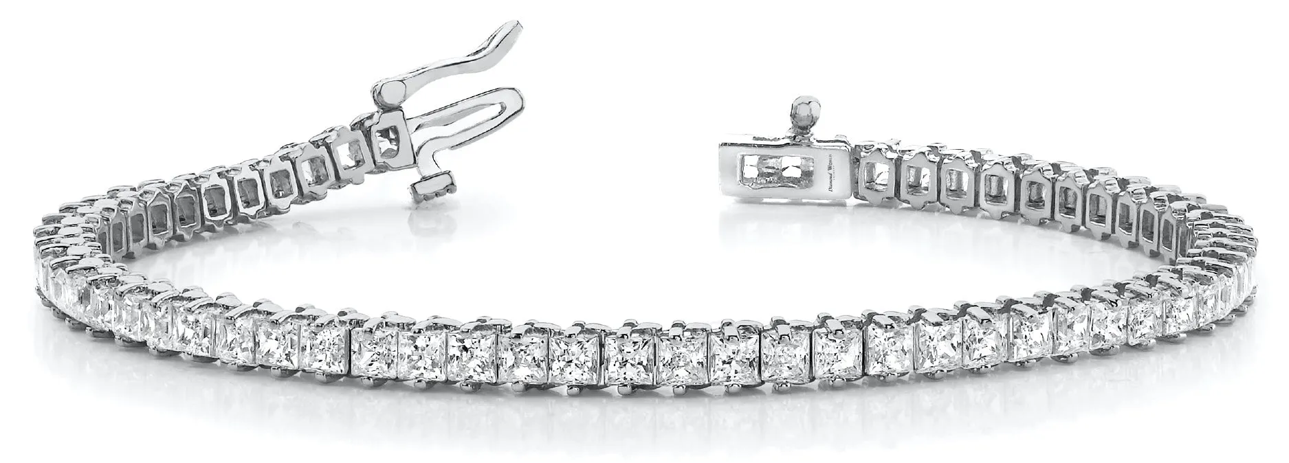Princess Cut Diamonds "tennis" Bracelet