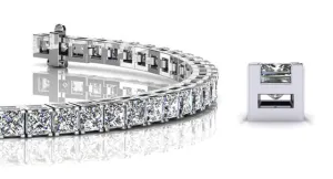 Princess Cut Dreams Lab-Grown Diamond Bracelet with 17.50 ct.(finished) 4.5mm