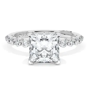 Princess Solitaire Engagement Ring