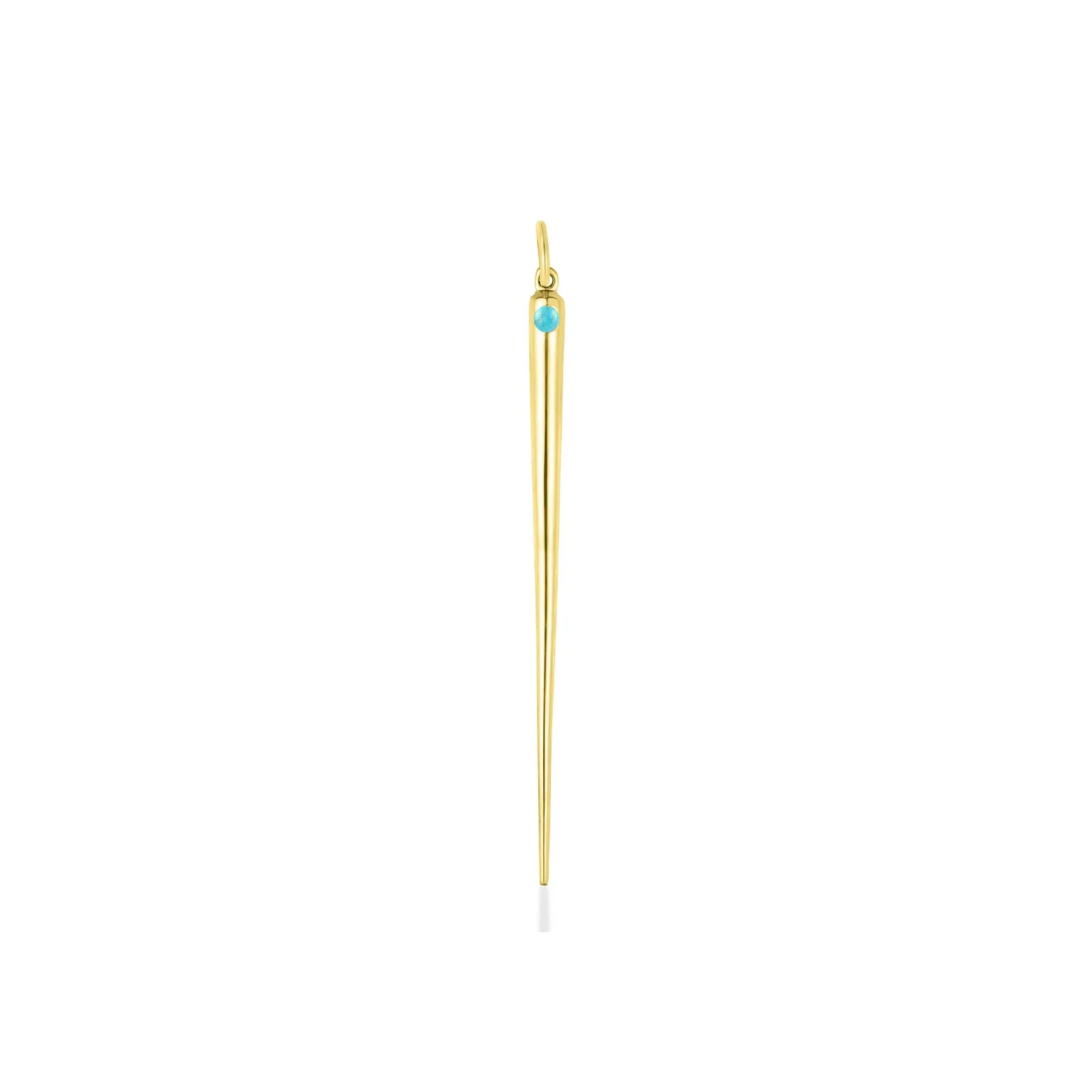 Quill Spike Charm with Birthstone