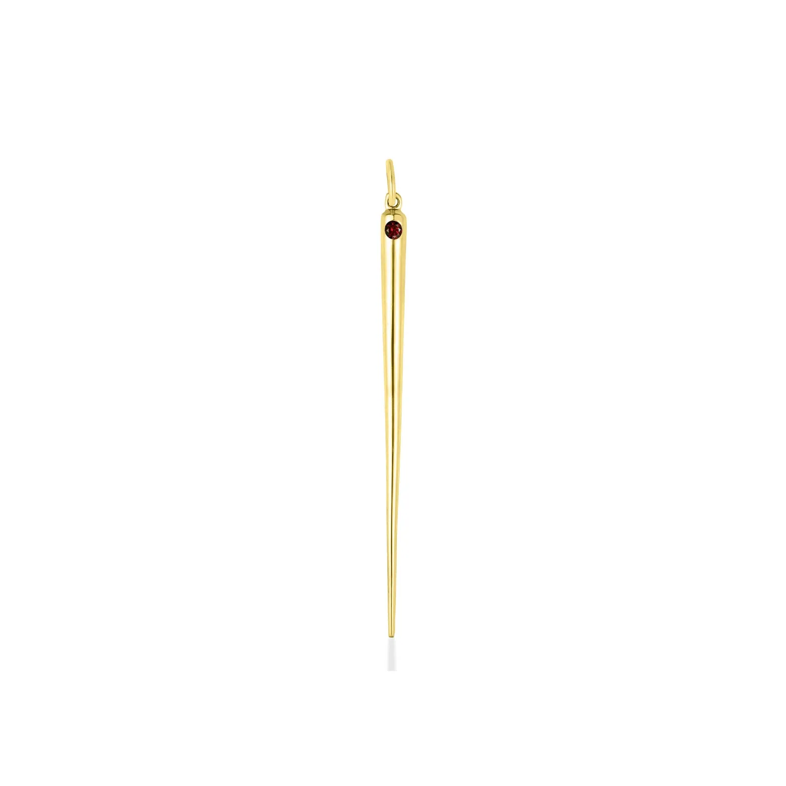 Quill Spike Charm with Birthstone