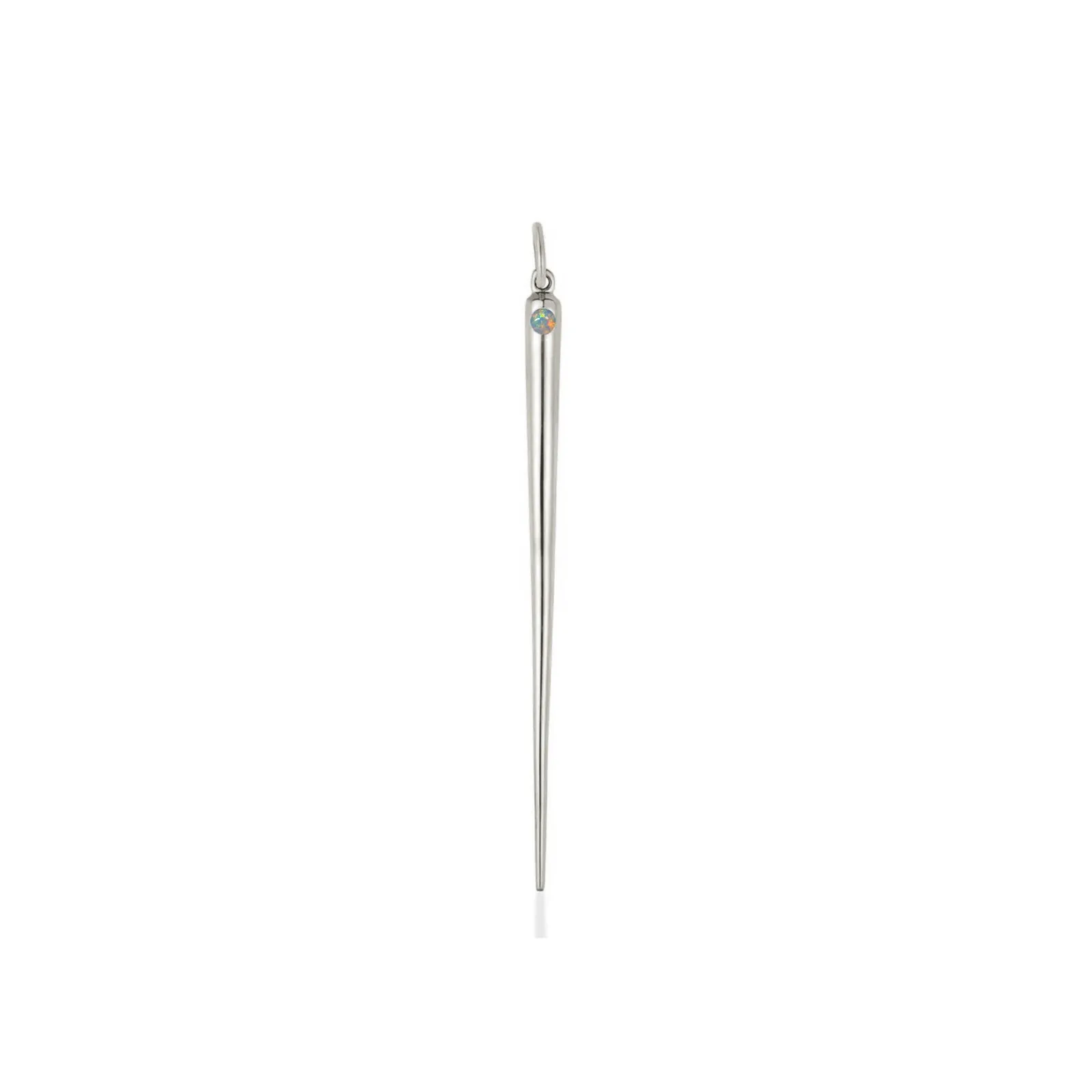 Quill Spike Charm with Birthstone