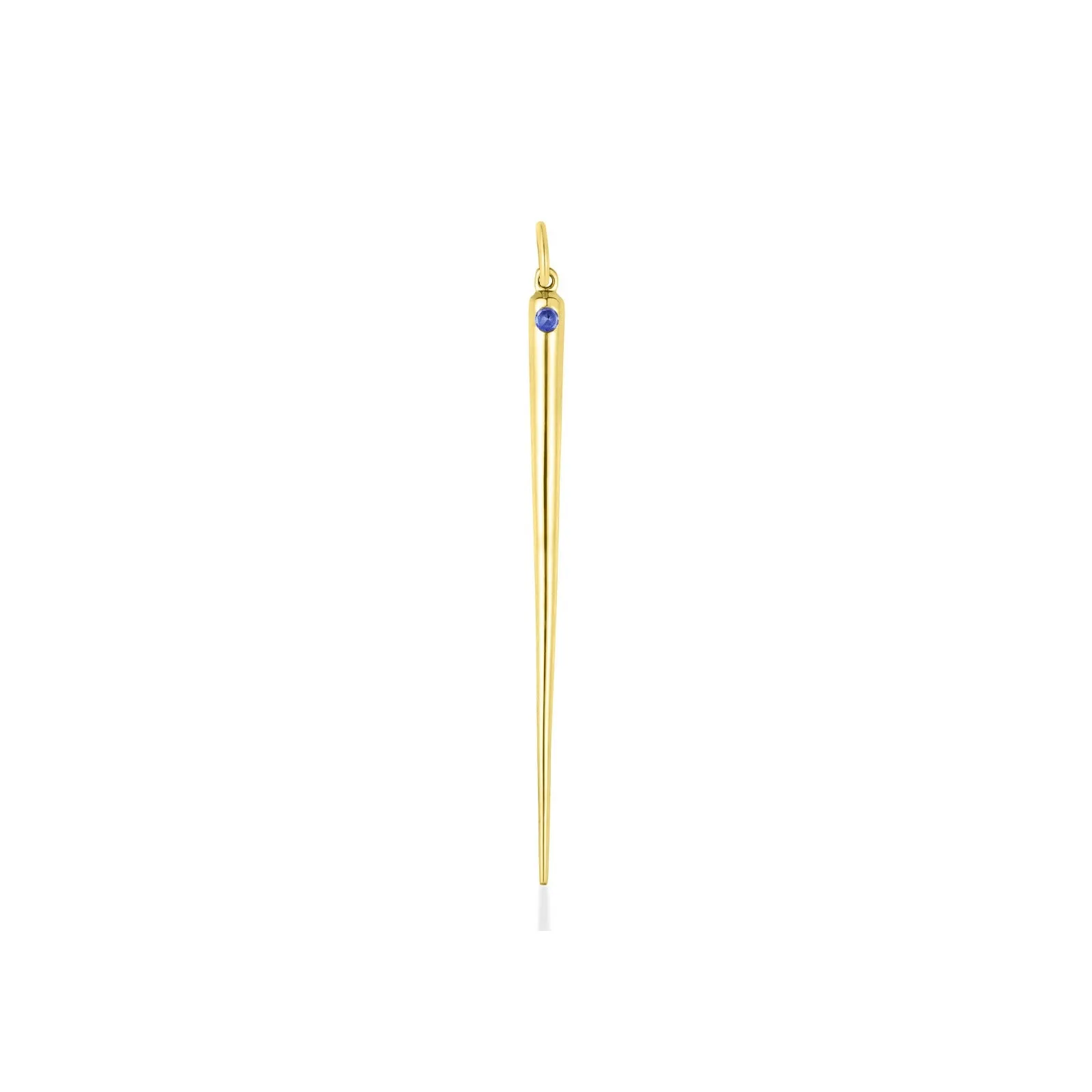 Quill Spike Charm with Birthstone