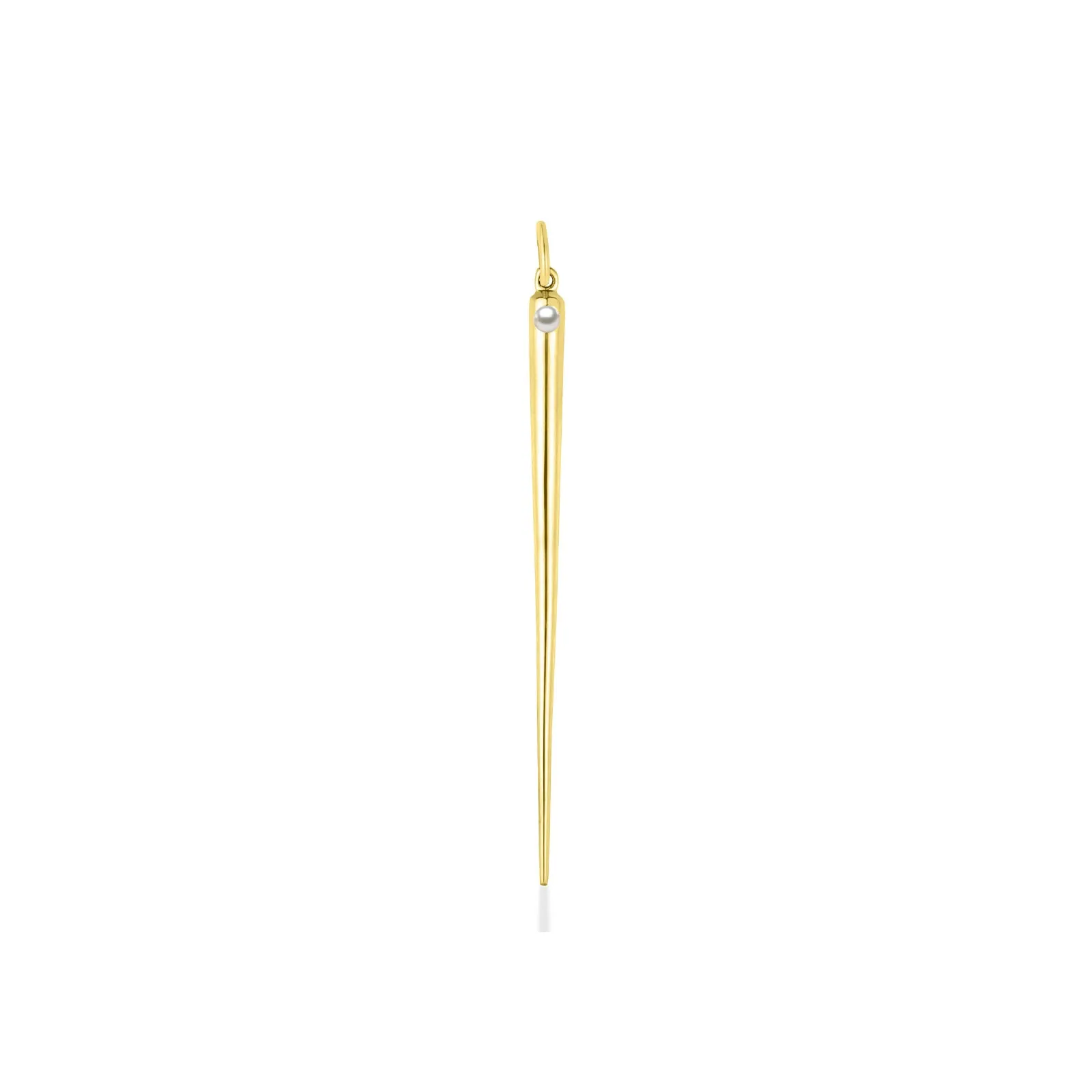 Quill Spike Charm with Birthstone