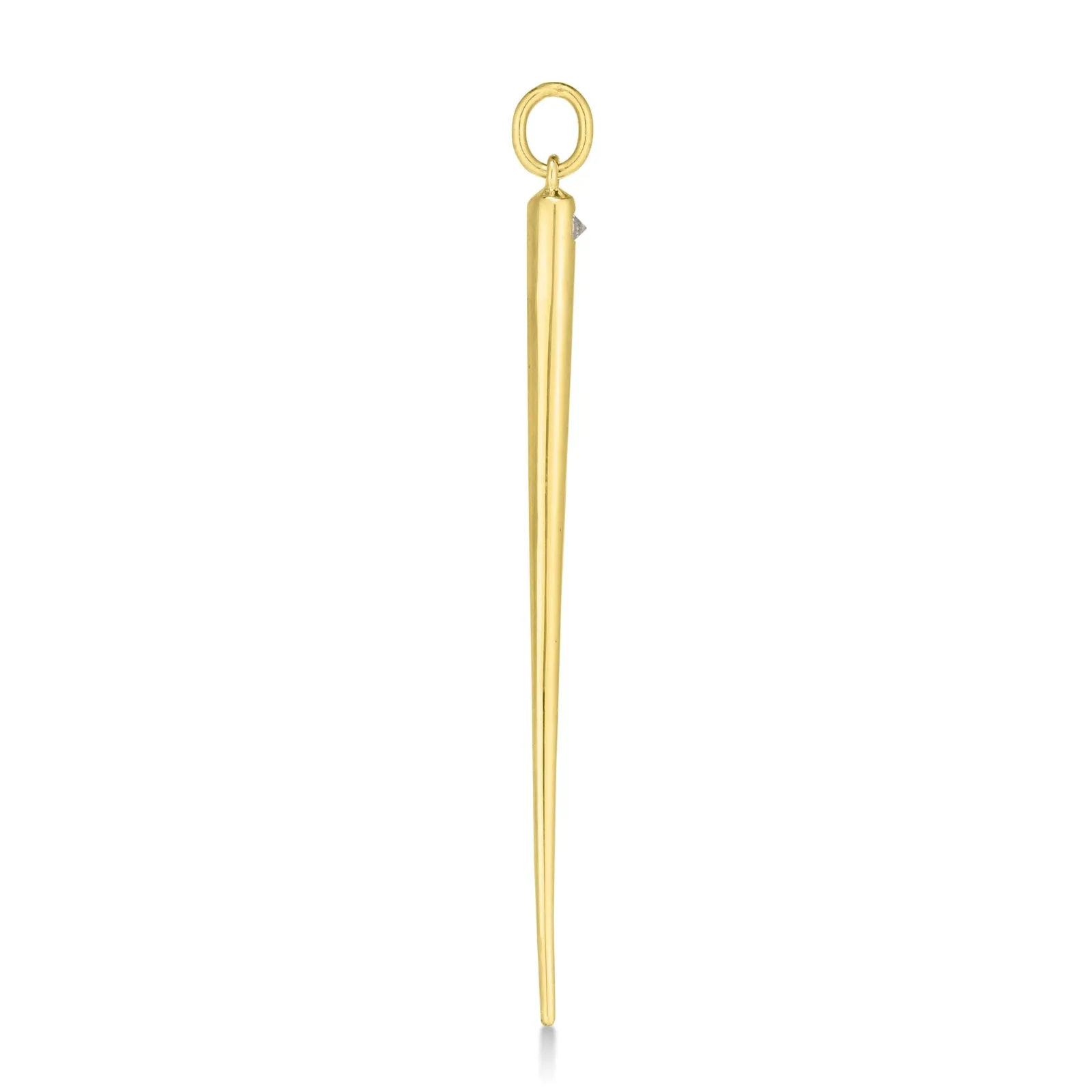 Quill Spike Charm with Birthstone