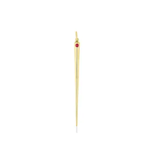 Quill Spike Charm with Birthstone