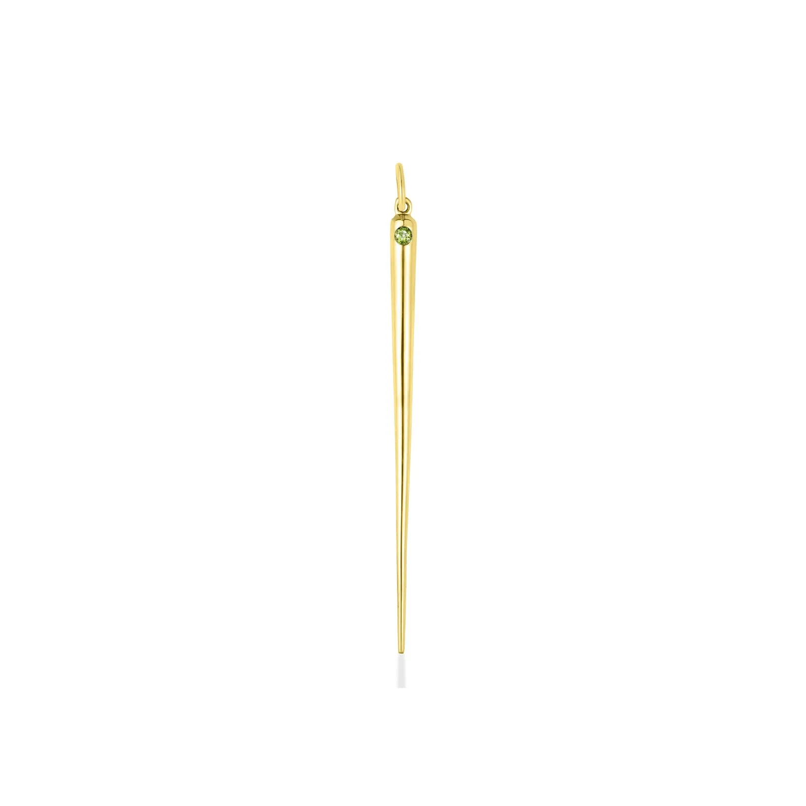 Quill Spike Charm with Birthstone