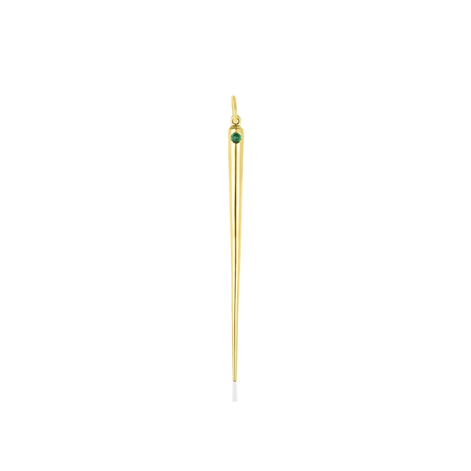 Quill Spike Charm with Birthstone