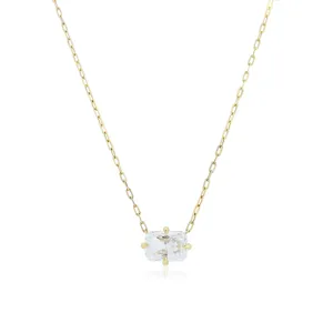 Radiant Cut Diamond Solitaire Necklace