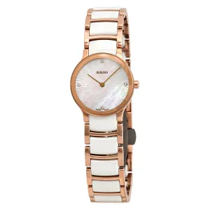 Rado Centrix Diamond White Mother of Pearl Dial Ladies Watch R30186902