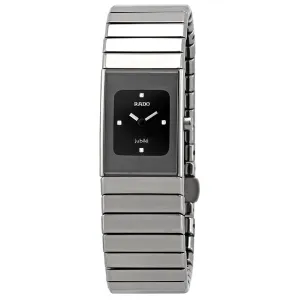 Rado Ceramica Quartz Diamond Black Dial Ladies Watch R21827752