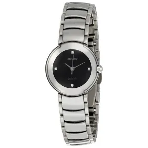 Rado Coupole Diamond Platinum-tone Ceramic Mini Ladies Watch R22594712