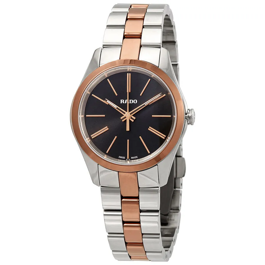 Rado Hyperchrome S Black Dial Ladies Watch R32976152