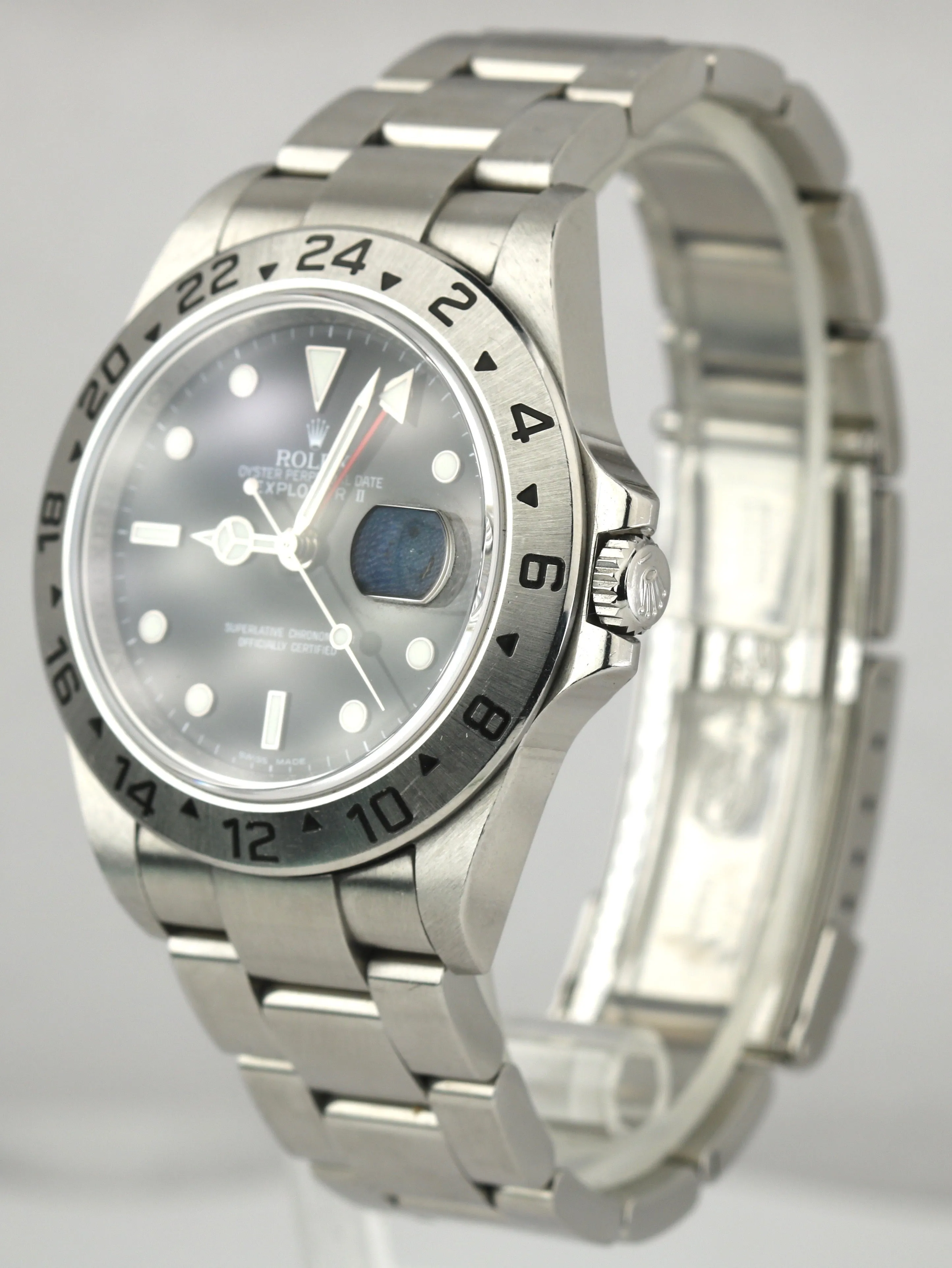 RANDOM SERIAL UNPOLISHED 3186 MOVEMENT 2010 Rolex Explorer II Black Watch 16570