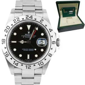 RANDOM SERIAL UNPOLISHED 3186 MOVEMENT 2010 Rolex Explorer II Black Watch 16570