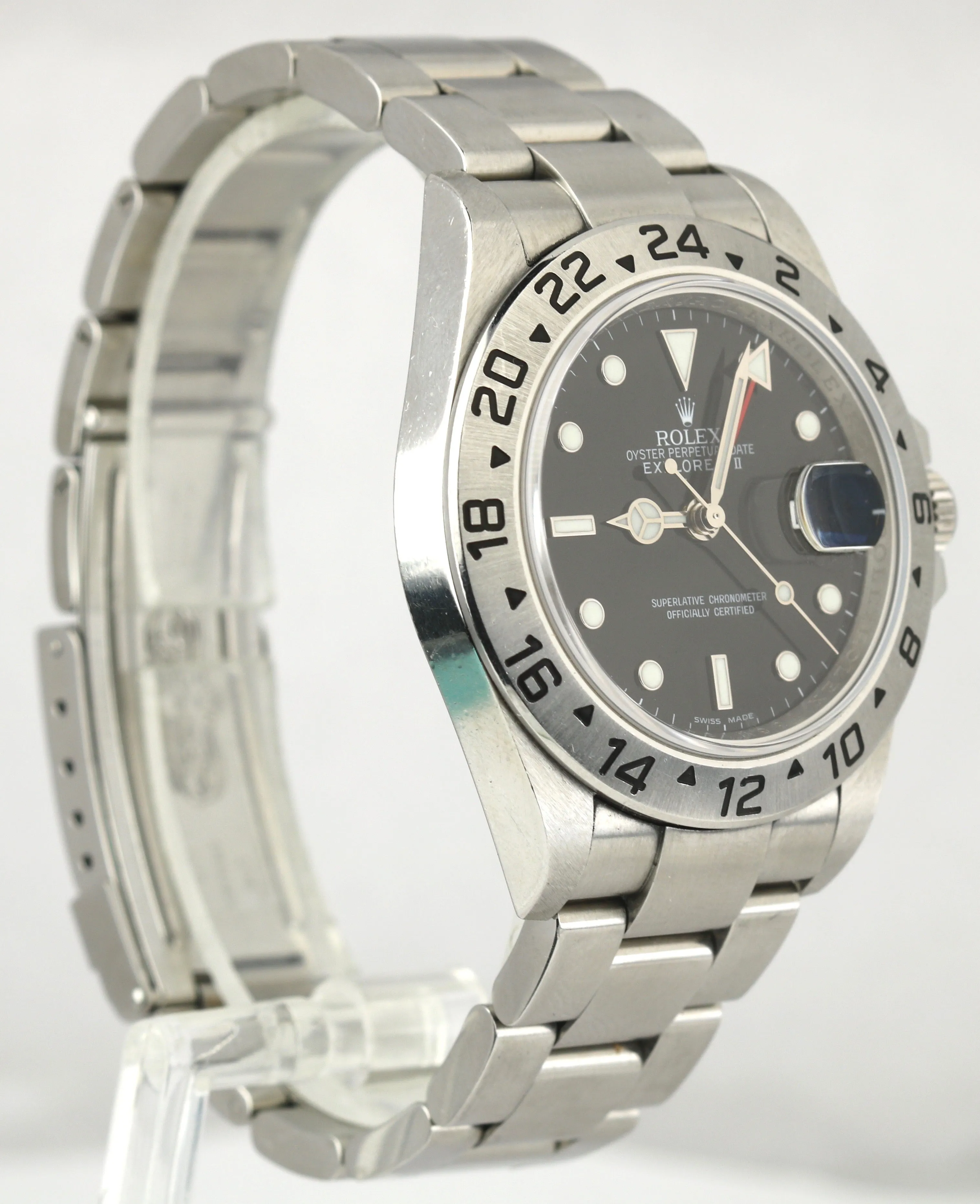 RANDOM SERIAL UNPOLISHED 3186 MOVEMENT 2010 Rolex Explorer II Black Watch 16570