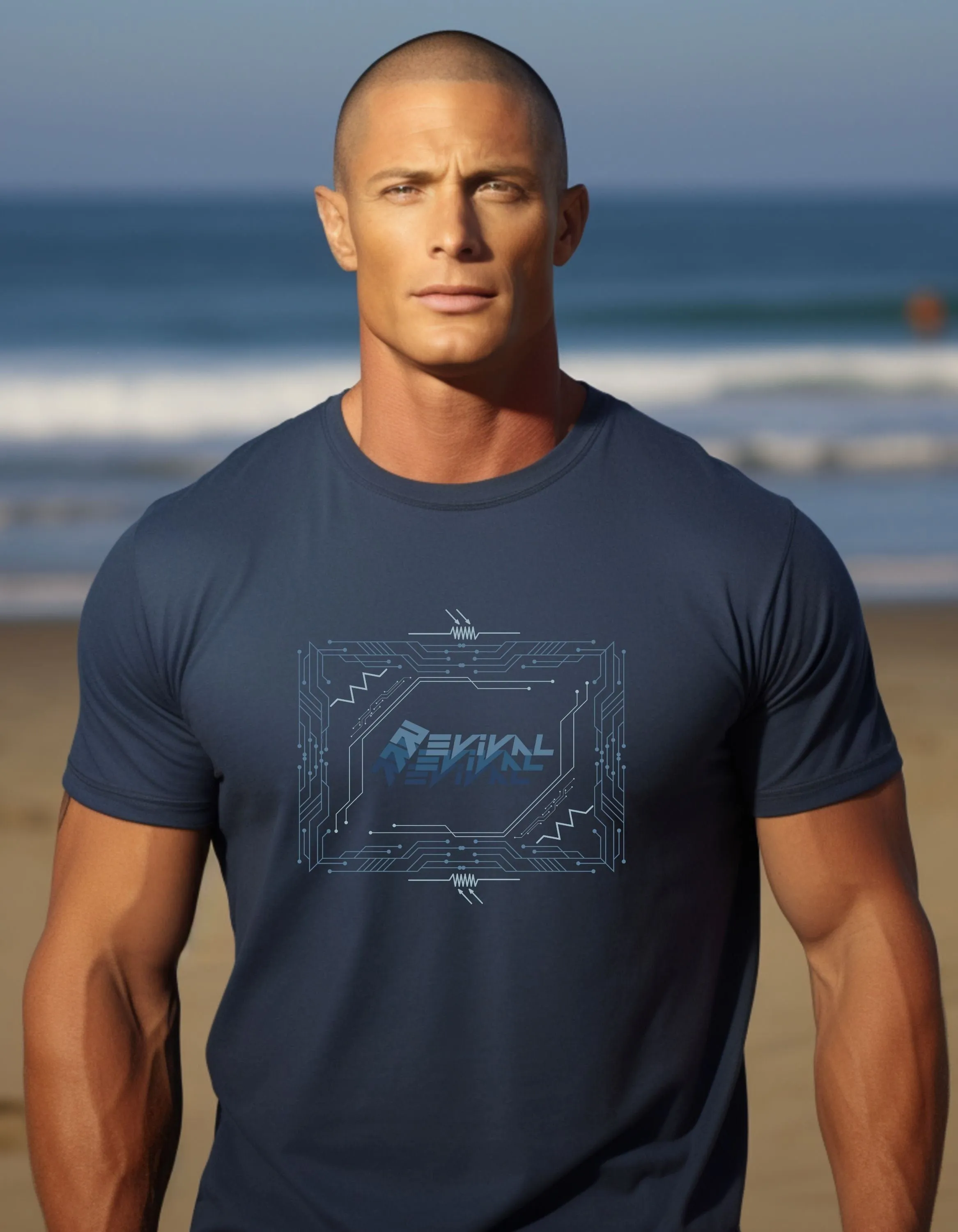 Resistance Circuitry by Revival Premium Short Sleeve T-Shirt, Men's and Women's Tee, Soft Fitted T-shirt, Gift for Men and Women