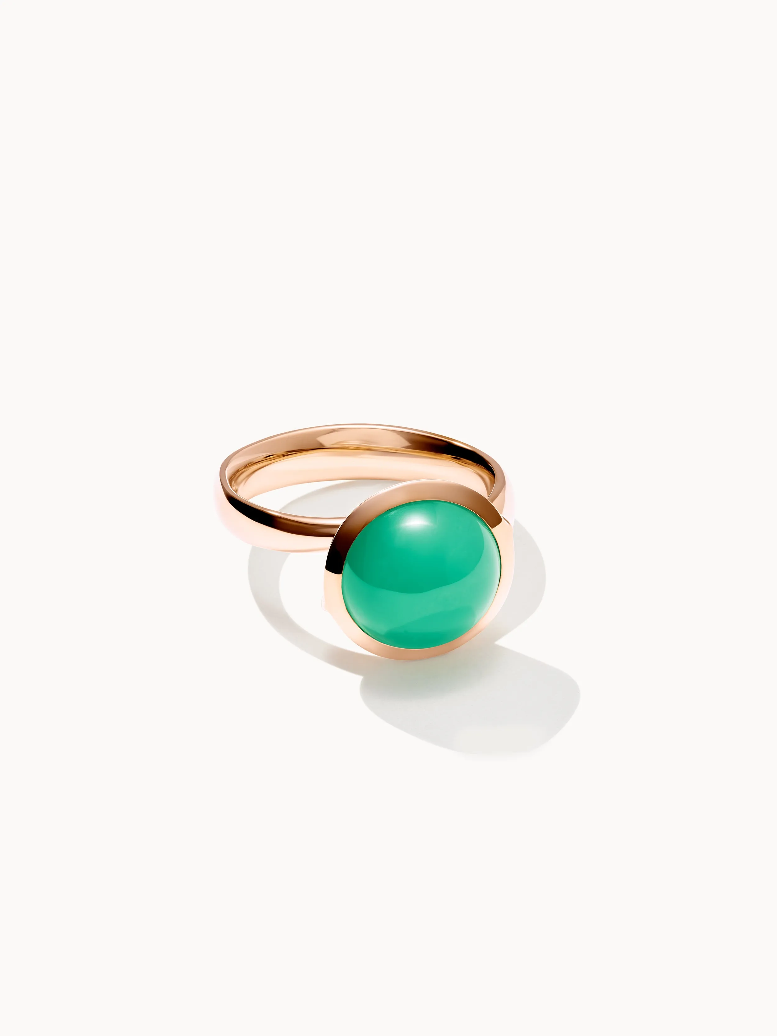 Ring BOUTON large Chrysoprase Chrysoprase