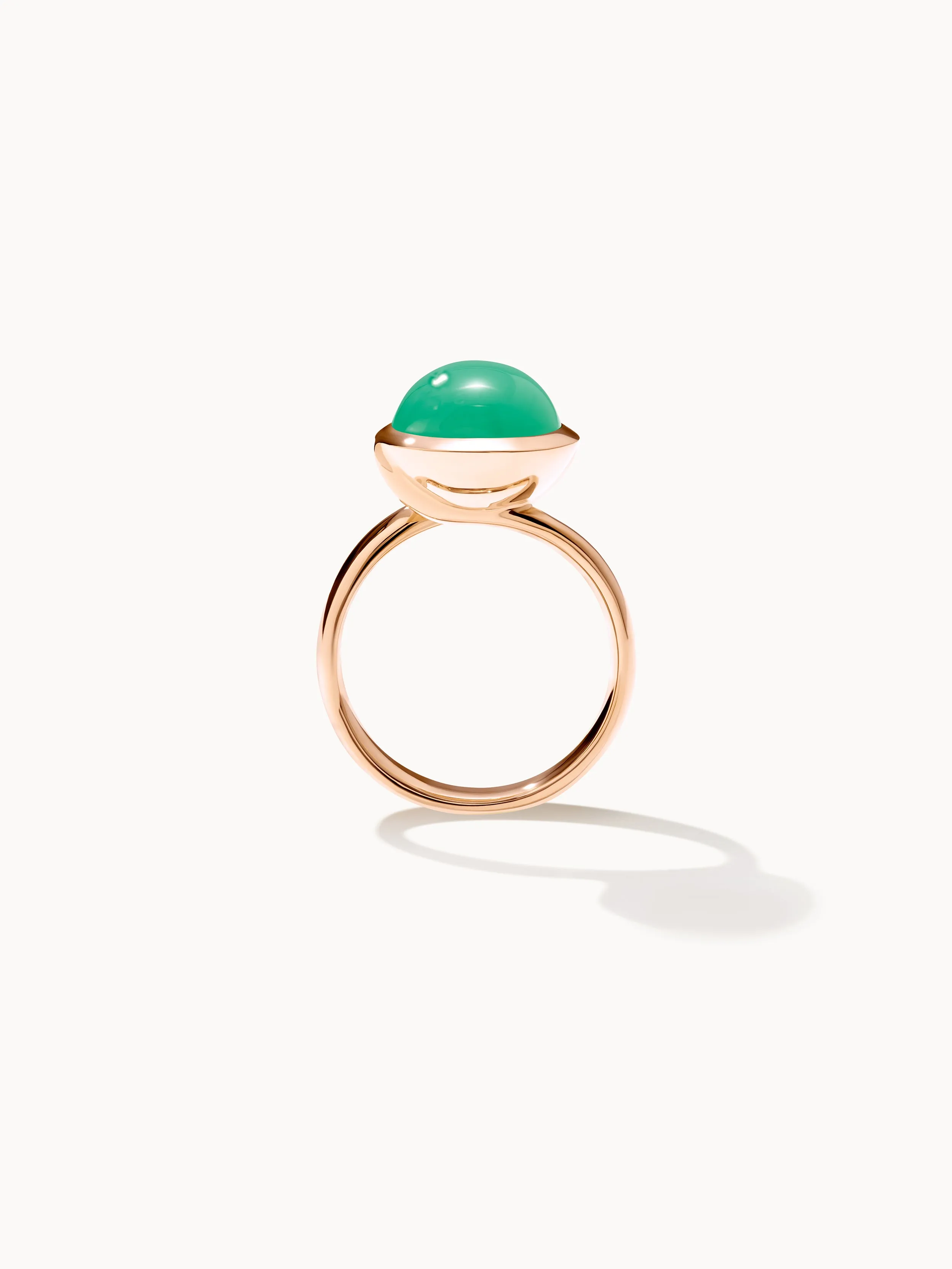 Ring BOUTON large Chrysoprase Chrysoprase